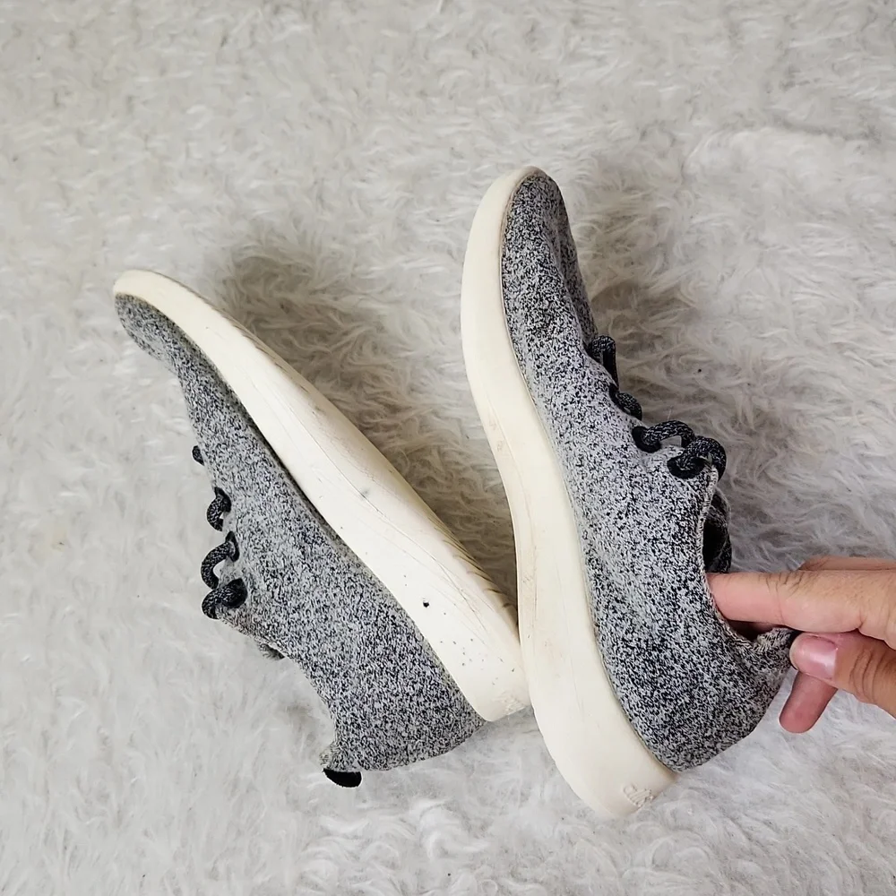 Allbirds wool runners gray sneakers tennis shoes women's 9 - Picture 5 of 7
